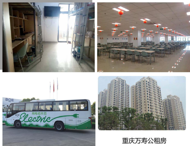 重庆招聘北碚京东方招操作员+包吃住+五险一